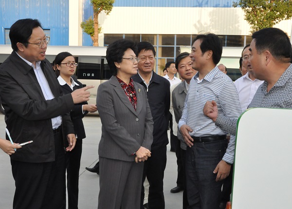 李斌（時任安徽省省長）蒞臨天康調研指導工作